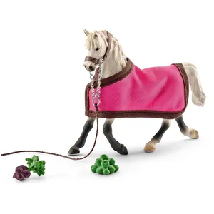 Schleich Arab Mare with Blanket pas cher