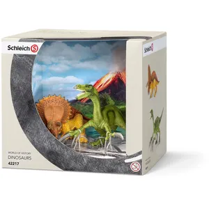Schleich Dinosaurs Petits Tricératops Et Thérizinosaure pas cher