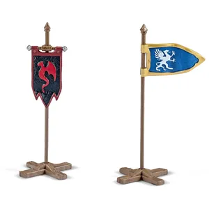 Schleich - 42149.0 - kit de drapeaux pas cher