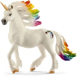 Schleich - 70523 - Figurine - Licorne arc-en-ciel, mâle pas cher