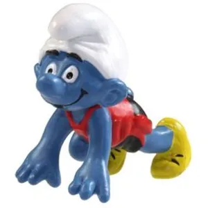 Schleich - Les Schtroumpfs figurine Schtroumpf sprinteur 6 cm pas cher