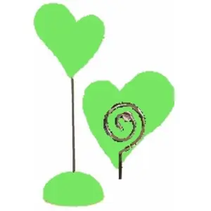 RueDeLaFete Porte-nom Coeur aimanté, Vert pas cher