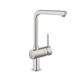 Grohe Mitigeur d'évier Minta bec en L graphite dur GROHE pas cher