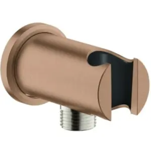 Comparateur de prix : Grohe Rainshower Support de douchette avec raccord de flexible, 26658D...