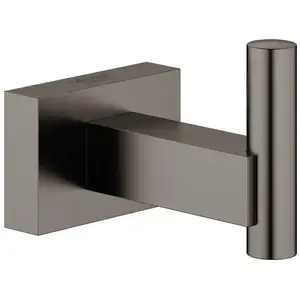 Essentials Cube patère murale, hard graphite brossé (G40511AL1) - Grohe pas cher