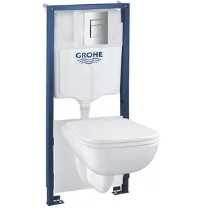 Grohe Start Edge Cuvette suspendue avec abattant, 39817000, pas cher