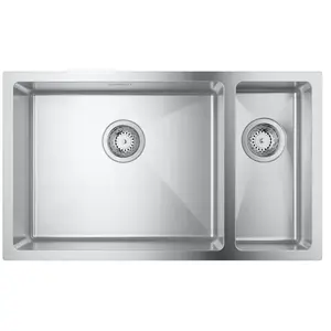 Comparateur de prix : Grohe Evier à encastrer 1 bac et demi K700U acier inoxydable 76 x 45 cm TU
