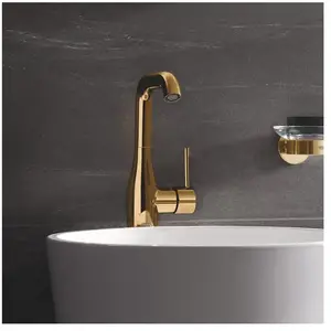 Mitigeur doré monocommande lavabo taille L GROHE pas cher