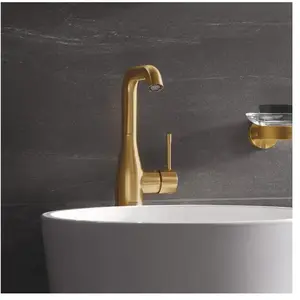 GROHE Mitigeur lavabo Essence Taille L Cool Sunrise brossé pas cher