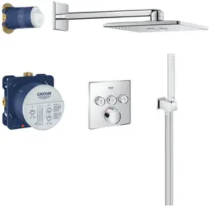 Comparateur de prix : Grohe SmartControl Colonne de douche, Mitigeur monocommande, 34712000,