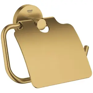 Comparateur de prix : Grohe Grohe Essentials Porte-papier toilette avec couvercle, 40367GN1