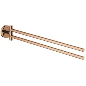 Grohe Essentials porte-serviette 2 parties pivotant 45cm warm sunset pas cher