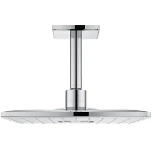 Comparateur de prix : Grohe Rainshower SmartActive Cube Set de douche de tête, 2 jets, 26481LS0,