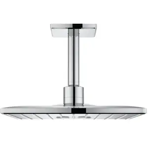 Comparateur de prix : Grohe Rainshower SmartActive Cube Set de douche de tête, 2 jets, 26481000,