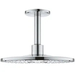 Comparateur de prix : GROHE Set douche de tête Rainshower bras plafonnier chromé rond SmartActive