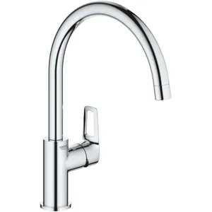 Comparateur de prix : Mitigeur cuisine Bauloop Bec haut chrome levier carré Grohe