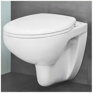 Comparateur de prix : Grohe - Bau Ceramic wc suspendu sans bride, blanc alpin (39351000)