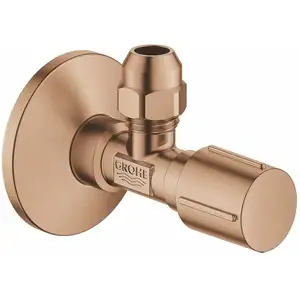 Grohe - Robinet d'arrêt équerre 1/2 , cuivre brossé (G22037DL0)