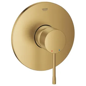 Essence - Mitigeur de douche encastré, Cool Sunrise brossé 24057GN1 - Grohe pas cher