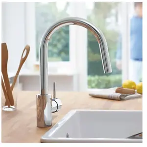 Comparateur de prix : Robinet cuisine avec douchette Concetto Chromé Grohe