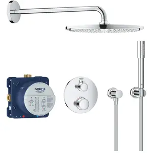 Grohe Colonne de douche encastrable Grohtherm Rainshower Cosmopolitan 310 TU pas cher