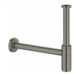 Grohe - Lavabo siphon 5/4 DN32 brossé Hard Graphite laiton (28912AL0)Vendu paramazon
