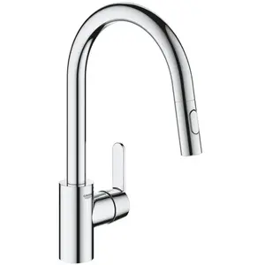Comparateur de prix : Grohe Get Mitigeur de cuisine, extractible, pivotant, 31484001,