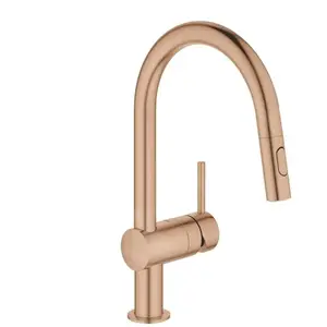 Grohe Minta - Mitigeur d'évier Avec Douchette Extractible, Warm Sunse pas cher