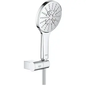 Comparateur de prix : Pommeau de douche GROHE Rainshower SmartActive 130 3 jets avec support