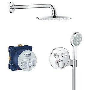 Comparateur de prix : Grohe Grohtherm SmartControl Colonne de douche, Mitigeur thermostatique, 34743000,