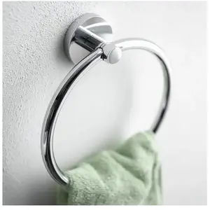 Comparateur de prix : Porte-serviettes a' anneau Grohe Essentials (18 cm - Chrome - En stock)