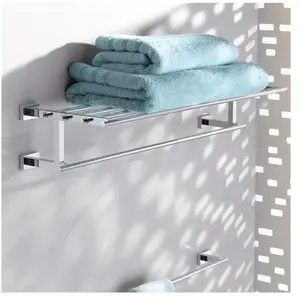 Comparateur de prix : Grohe - Essentials Cube Multi Badetuchhalter 40512001 558 mm chromé