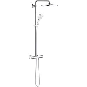 Système de douche SmartActive GROHE 310 avec thermostat - Blanc pas cher