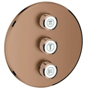 Grohe - Grohtherm SmartControl vanne à 3 voies dissimulée, rosace pas cher