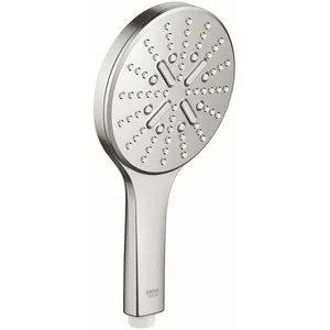 Comparateur de prix : Grohe 26574DC0 Rainshower SmartActive 130 Bouton de Douche à 3 Jets, Supersteel