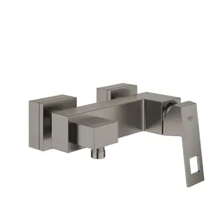 Grohe - Eurocube - Mitigeur de douche, Hard Graphite brossé 23145AL0 pas cher