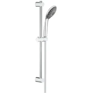 Comparateur de prix : Grohe Pommeau de douche Quickfix Vitalio Joy 110 Massage 3 jets avec barre