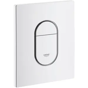 Grohe Arena Cosmopolitan Plaque de commande WC blanc alpin 38844SH0 TU pas cher