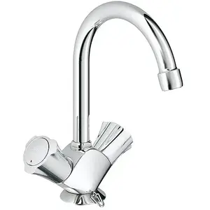 MÉLANGEUR LAVABO COSTA L GROHE CHROMÉ BRILLANT 21337001 pas cher
