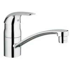 Comparateur de prix : Mitigeur évier monotrou Grohe Euroeco - Gris - Pivotant - Monotrou