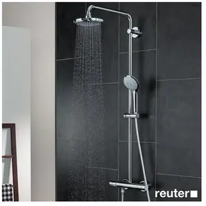 Comparateur de prix : Grohe Euphoria Colonne de douche, Mitigeur thermostatique, 27296001,