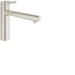 Grohe Concetto Mitigeur monocommande SuperSteel pour évier (31129DC1) pas cher