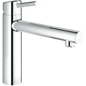 Comparateur de prix : Mitigeur évier GROHE Concetto 31210001 - Bec pivotant médium - Escamotable - Chrome