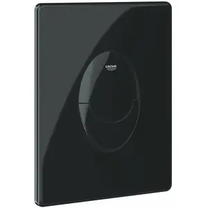 Grohe - QuickFix Start - Bouton de commande de chasse d'eau, noir brillant 38964KV0 pas cher