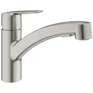 Comparateur de prix : Grohe Start Mitigeur de cuisine, extractible, pivotant, 30531DC1,