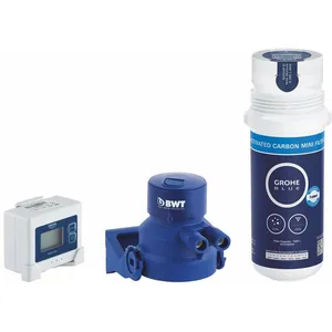 Comparateur de prix : Grohe Blue Filtre à charbon actif avec tête de filtre et débitmètre, 4...