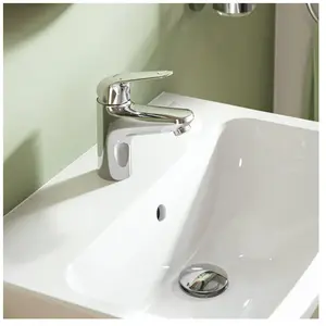 Mitigeur lavabo Swift avec vidage Push open chromé S Grohe pas cher