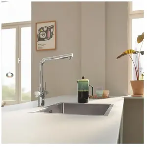 Grohe Batterie SPT Blue Pure Minta 30588 Bec L chrome pas cher