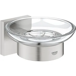 Porte savon avec support GROHE Start Cube supersteel TU pas cher