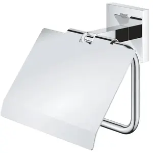 Comparateur de prix : Dérouleur de papier avec couvercle GROHE Start Cube chromé TU
